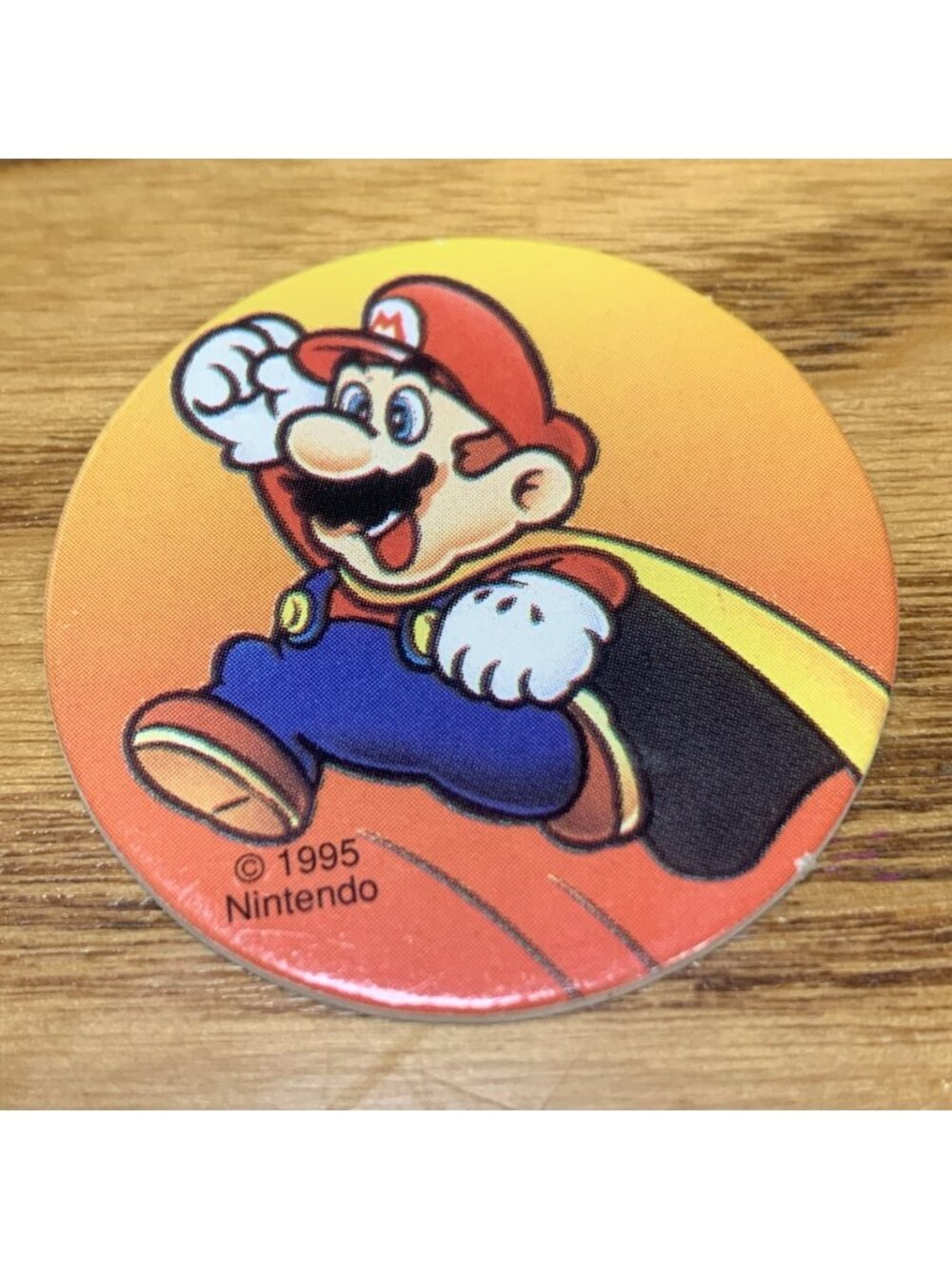 Rare Super Mario 1995 Pog Nintendo Wrigley’s Juicy Fruit Extra Hubba Bubba